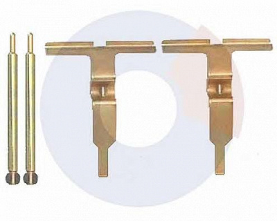 CARRAB BRAKE PARTS 2280 -  Комплектующие, колодки дискового тормоза
